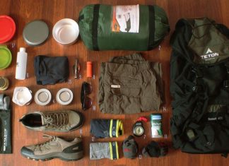 Appalachian Path Backpacking Gear Listing