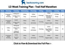 Half Marathon and Marathon Path Run Coaching Plans