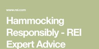 Hammocking Responsibly