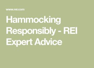 Hammocking Responsibly