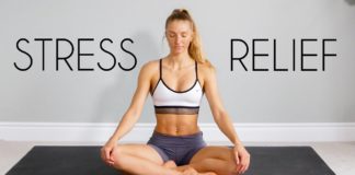 20 min Full Physique STRETCH/YOGA for STRESS & ANXIETY Reduction