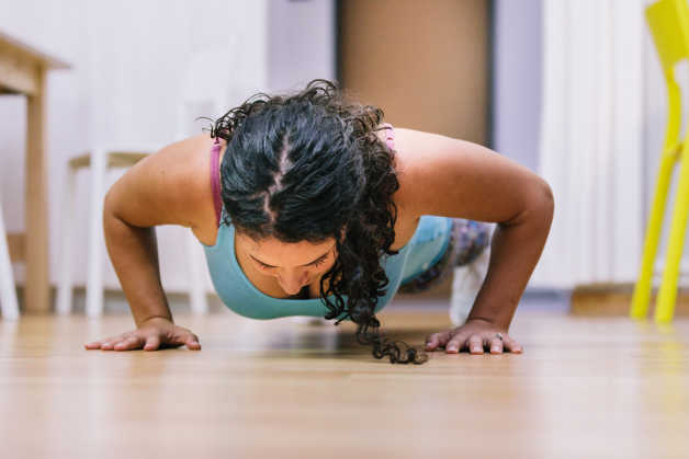 Fitness Female Jean Transformation Week Winners Push Up Arms